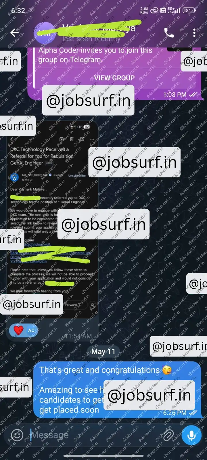 JobSurf Success Story May 2026