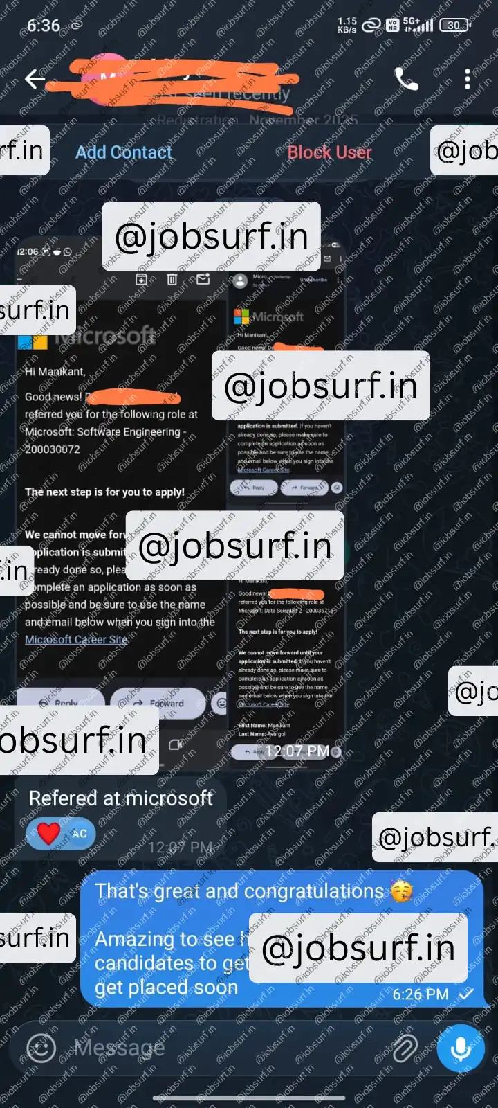 JobSurf Success Story May 2026