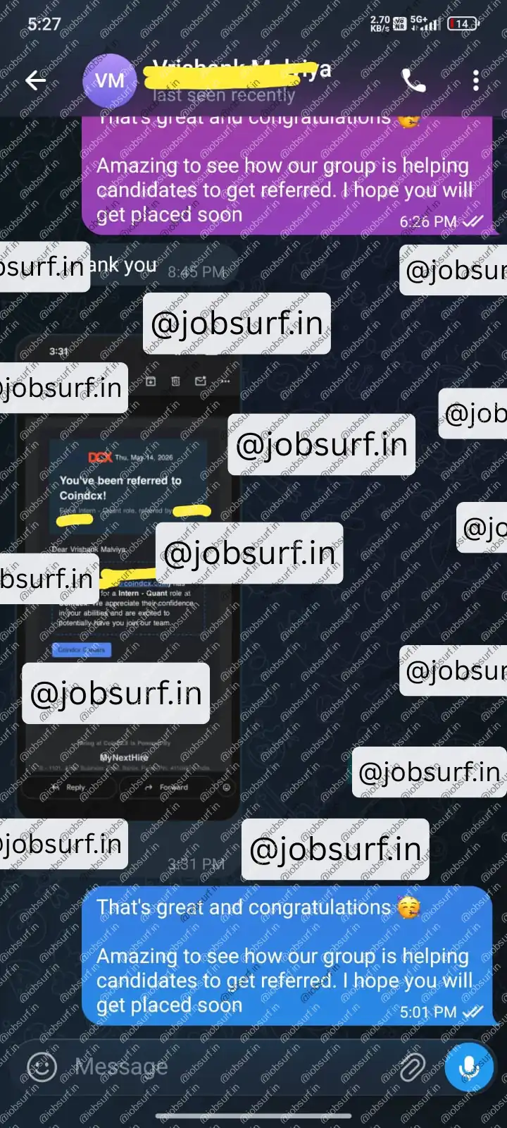 JobSurf Success Story May 2026
