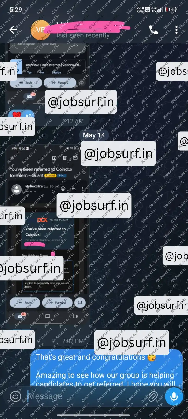 JobSurf Success Story May 2026
