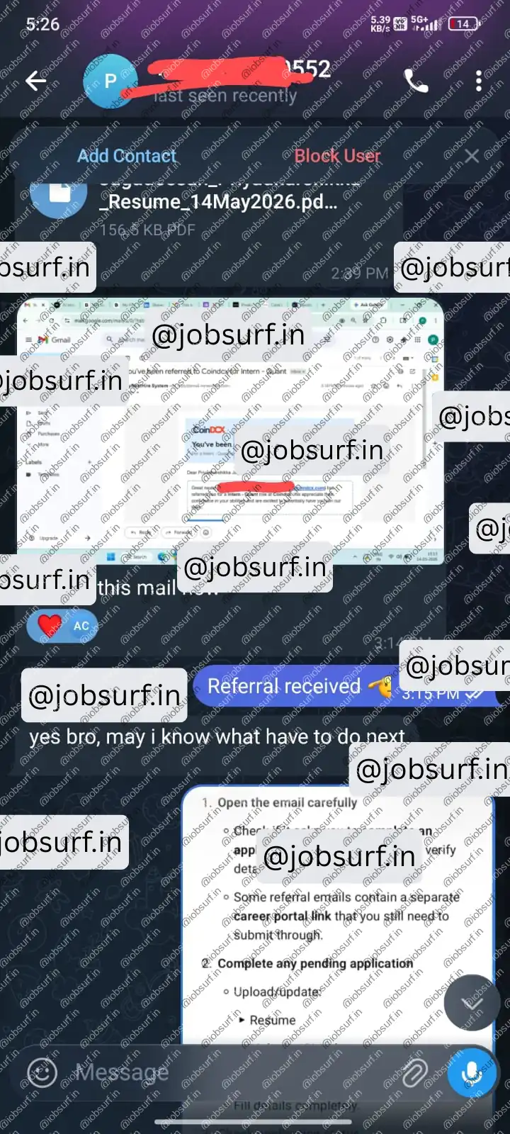 JobSurf Success Story May 2026