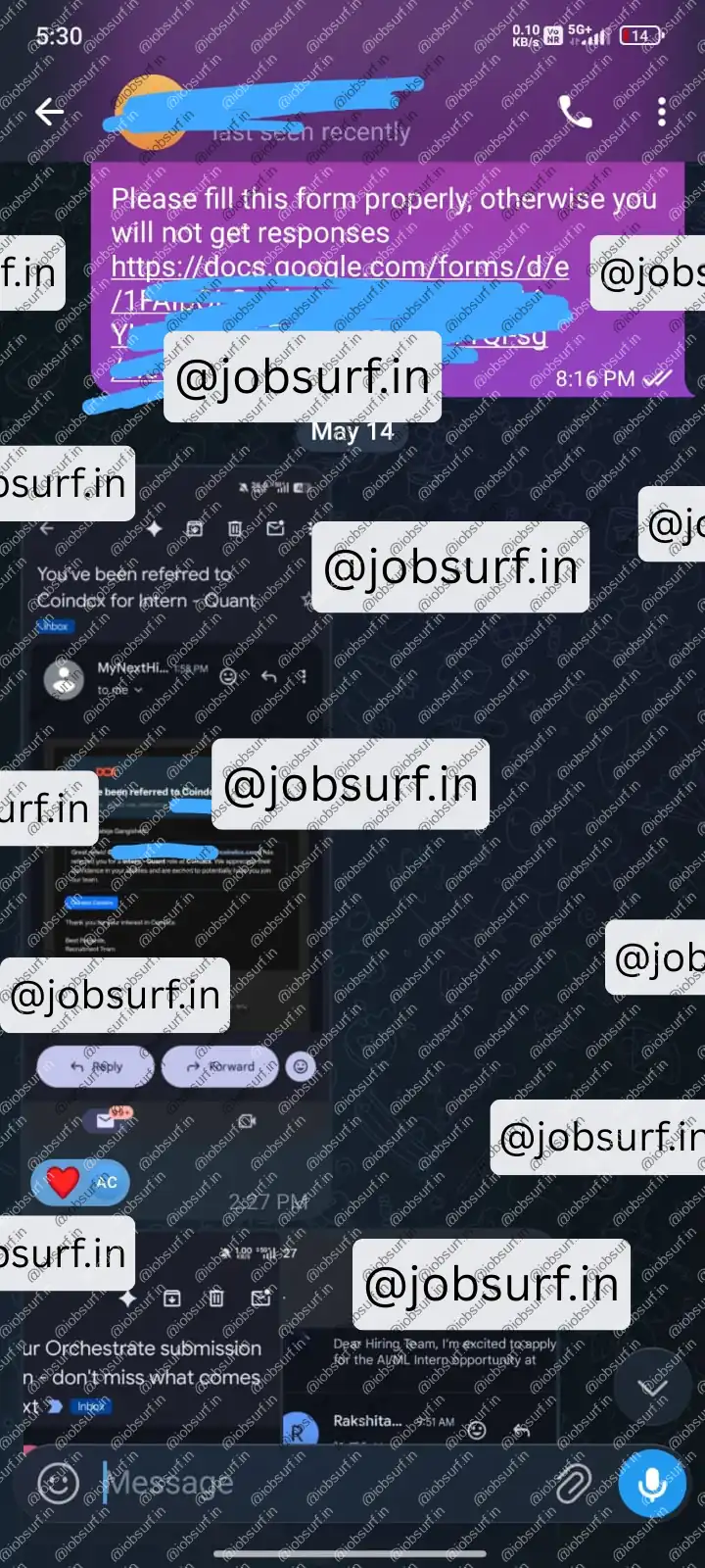 JobSurf Success Story May 2026
