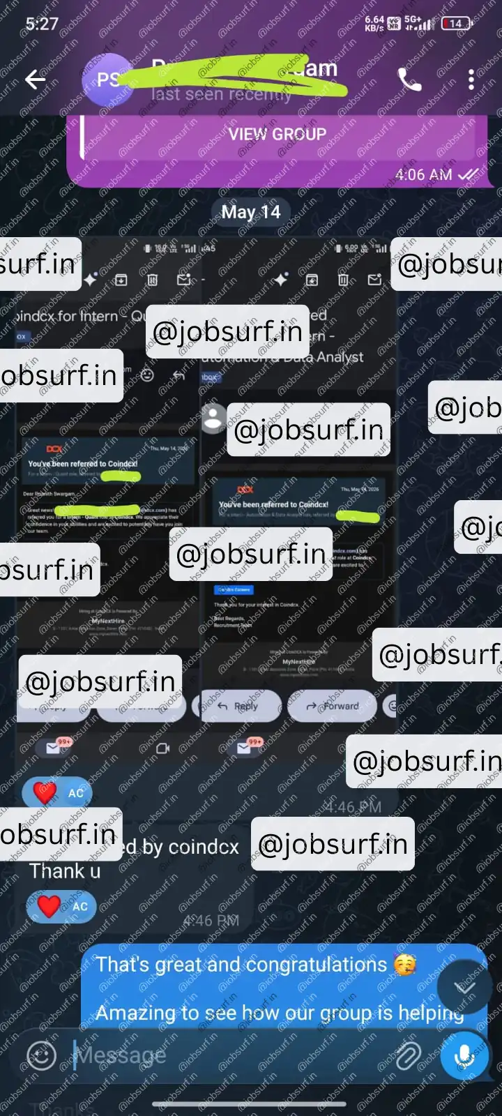 JobSurf Success Story May 2026