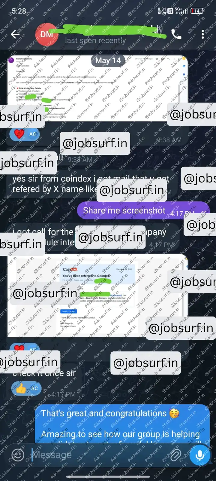 JobSurf Success Story May 2026