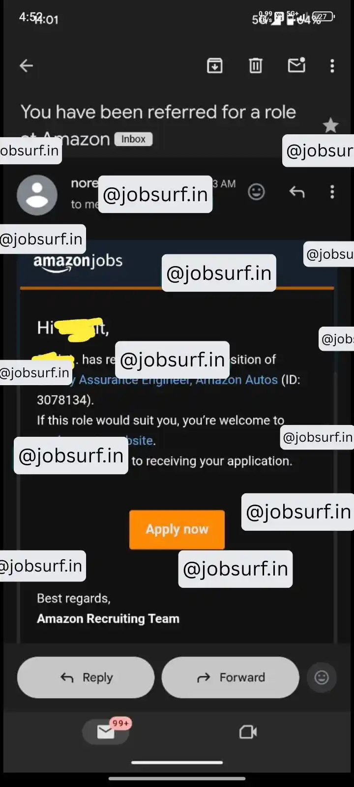 JobSurf Success Story